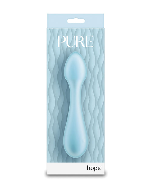 Pure Hope Vibrating Wand - Blue  Adult Fun Toys
