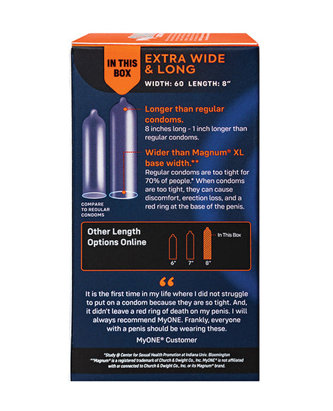 My One Extra Wide & Long Condoms - Pack of 10