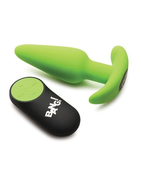 Bang! Glow in the Dark 21X Remote Controlled Butt Plug