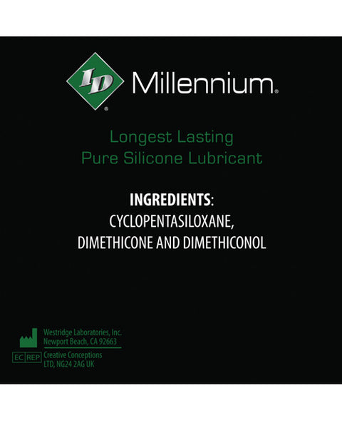 Id Millennium Silicone Lubricant - 1 Oz Bottle