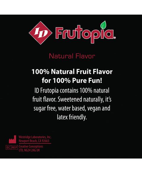 Id Frutopia Natural Lubricant - 3.4 Oz Strawberry