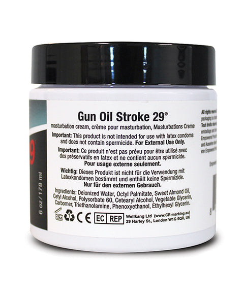 Stroke 29 Masturbation Cream - 6 Oz Jar