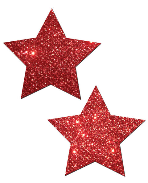 Pastease Glitter Star - Red O-s