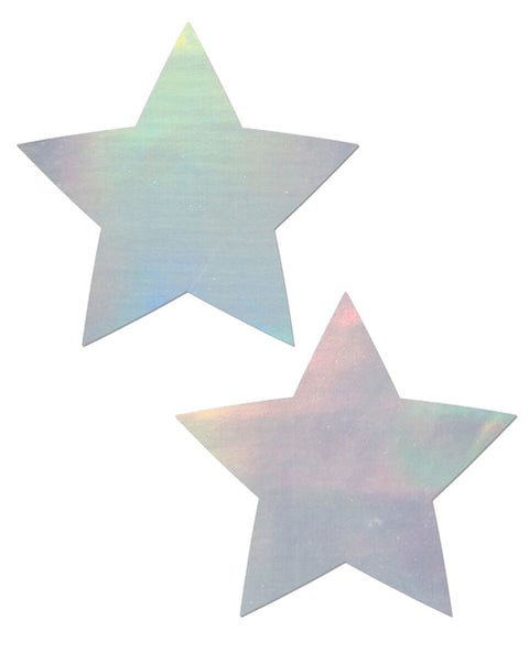 Pastease Hologram Star - Silver O-s