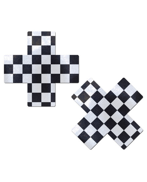 Pastease Checker Cross - Black-white O-s
