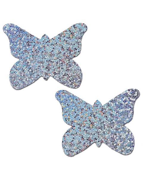 Pastease  Glitter Butterfly - Silver O-s