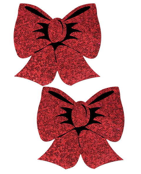 Pastease Hologram Bow - Red O-s