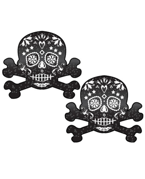 Pastease Day Of The Dead Skull - Black-white O-s