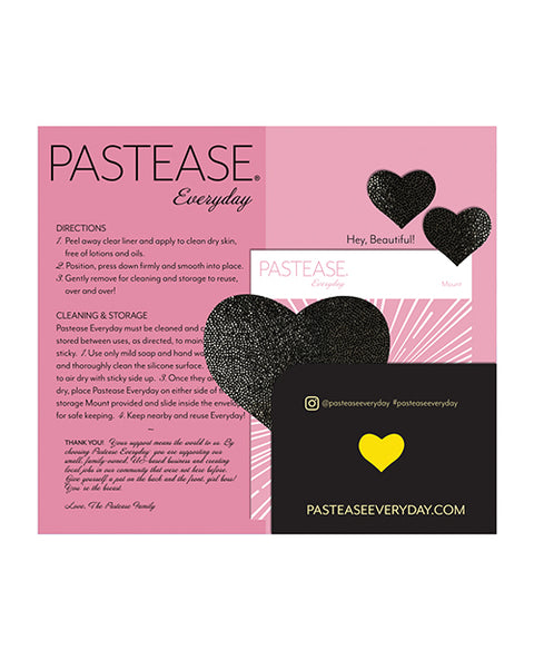 Pastease Reusable Liquid Heart - Black O-s