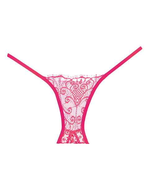 Adore Lace Enchanted Belle Panty Hot Pink O-s