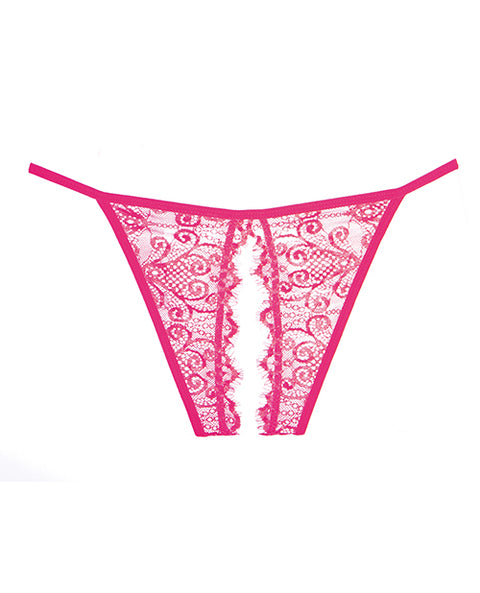 Adore Lace Enchanted Belle Panty Hot Pink O-s