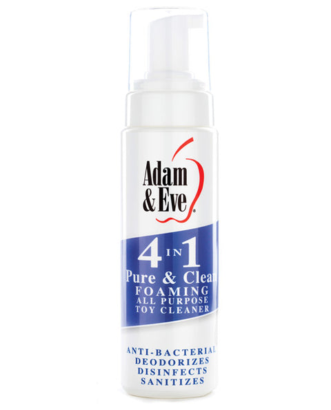 Adam & Eve 4 In 1 Pure & Clean Foaming Cleaner - 8oz