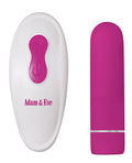 Adam & Eve Eve's Rechargeable Remote Control Bullet - Pink-white