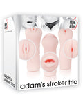 Adam & Eve Adam's Stroker Trio - Flesh
