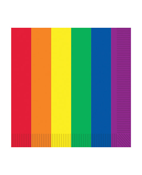 Pride Luncheon Napkins - Rainbow Pack Of 16