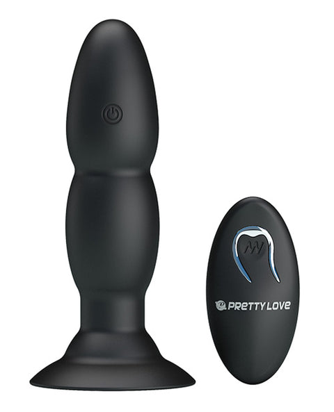 Pretty Love Remote Control Beaded Plug 4 Function - Black