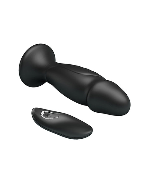 Mr. Play Phallic Vibrating Anal Plug - Black