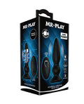 Mr. Play Vibrating Anal Plug W-remote - Black