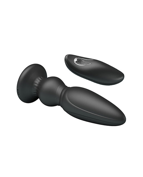 Mr. Play Vibrating Anal Plug W-remote - Black