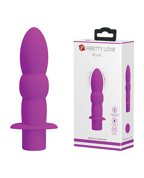 Pretty Love Wyatt 10 Function Silicone Vibrator - Fuchsia