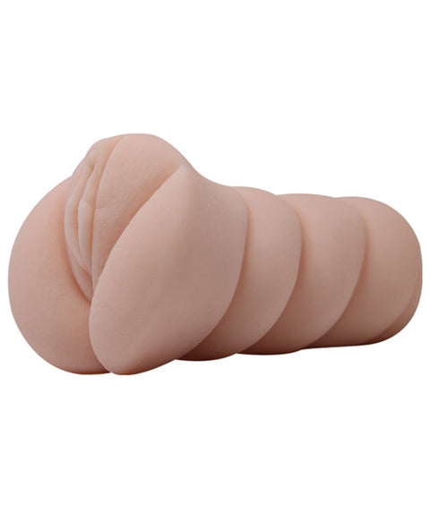 Crazy Bull No Lube Vagina Masturbator Sleeve - Ivory