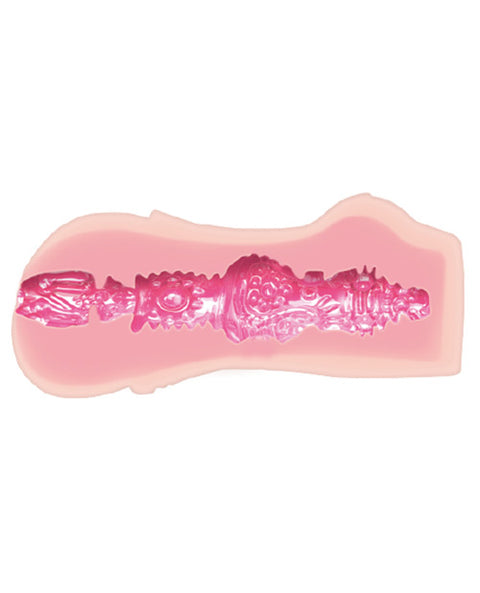 Crazy Bull No Lube Vagina Masturbator Sleeve W-skirt - Ivory