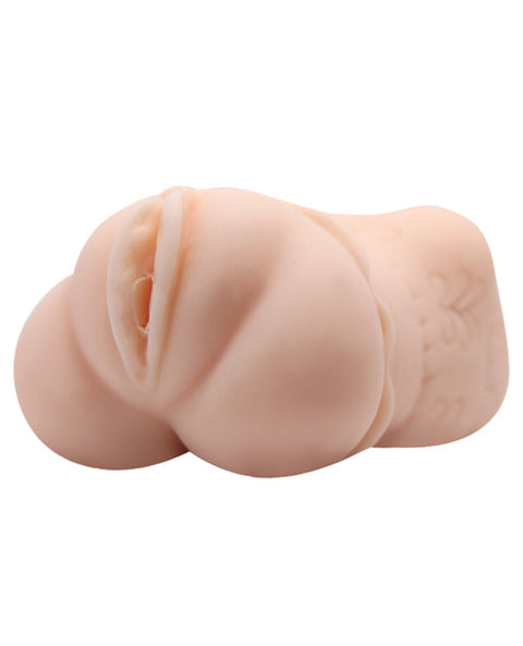 Crazy Bull No Lube Vagina Masturbator Sleeve W-skirt - Ivory