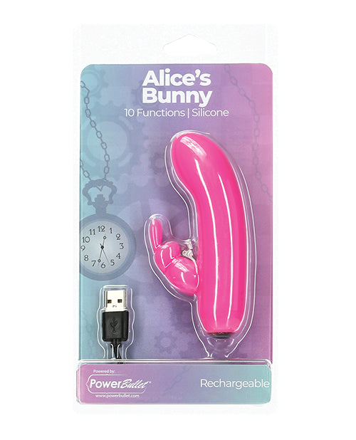 Alice's Bunny Rechargeable Bullet W-rabbit Sleeve