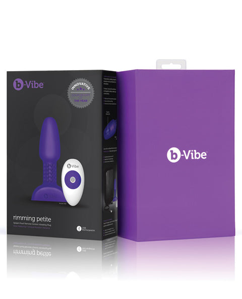 B-vibe Petite Rimming Plug - Purple