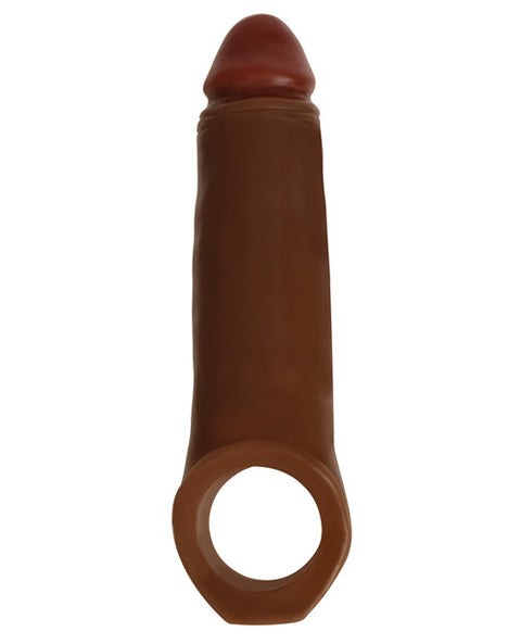 Curve Novelties Jock Enhancer 2" Extender W-ball Strap - Chocolate