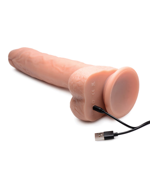 Curve Novelties Big Shot 8" Thrusting Dildo W-remote Control - Flesh