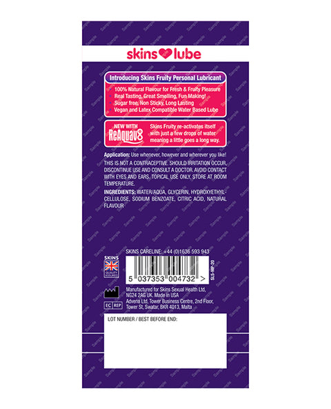 Skins Water Based Lubricant - 5 Ml Foil Mango & Passionfruit