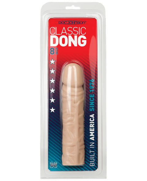 8" Classic Dong - White