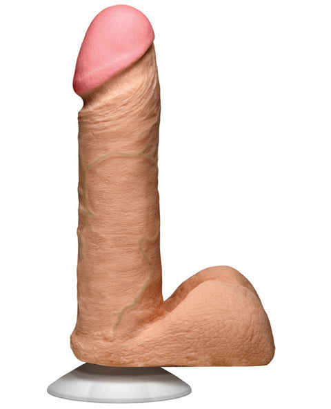 Realistic 6" Ultraskyn Cock W-balls - White