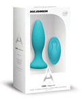A Play Rechargeable Silicone Beginner Anal Plug W-remote - Teal