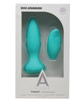 A Play Thrust Adventurous Rechargeable Silicone Anal Plug W-remote - Teal