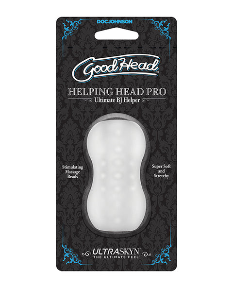Goodhead Helping Head Pro Ultraskyn Stroker - Frost