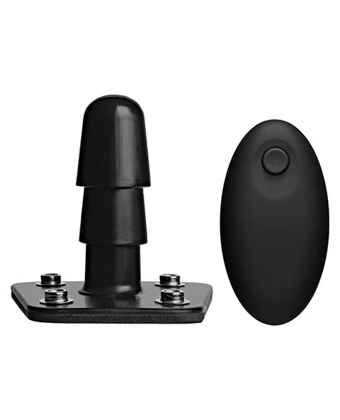 Vac-u-lock Vibrating Dual Density Ultraskyn Set W-wireless Remote - Caramel