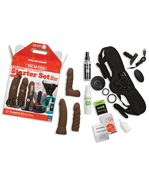 Vac-u-lock Dual Density Starter Set W-wireless Remote - Chocolate