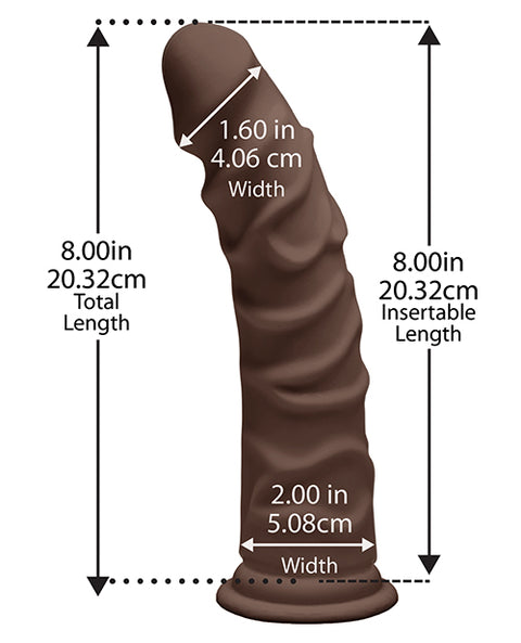 The D 8" Ragin D - Chocolate