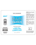 Main Squeeze Cooling-tingling Water-based Lubricant - 3.4 Oz