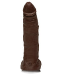 Jason Luv 10" Ultraskyn Cock W-removable Vac-u-lock Suction Cup - Chocolate