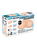 Luvdolz Remote Control Rechargeable Pussy & Ass W-douche - Ivory
