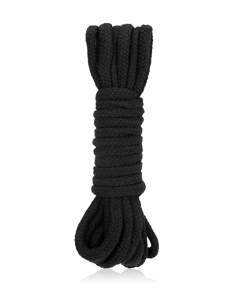 Lux Fetish Bondage Rope - 5m-16 Ft  Black