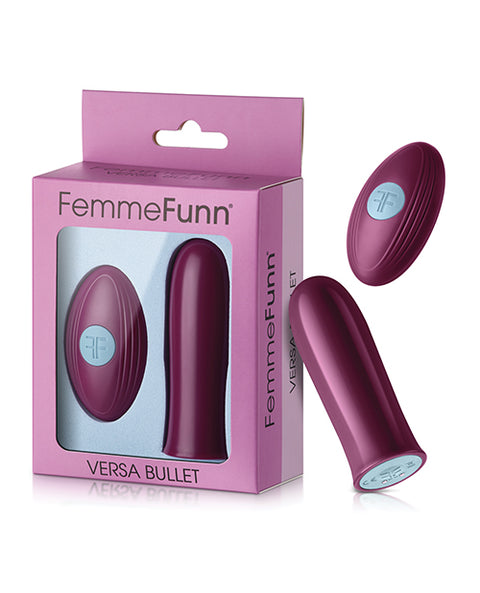Femme Funn Versa Bullet W-remote - Dark Fuchsia