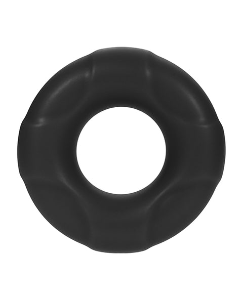 Forto F-33 21mm Liquid Silicone Cock Ring - Black