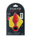 Forto F-10 Silicone Plug W-pull Ring - Small Red