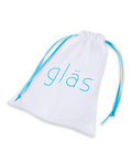 Glas 3.5" Bling Bling Glass Butt Plug - Clear