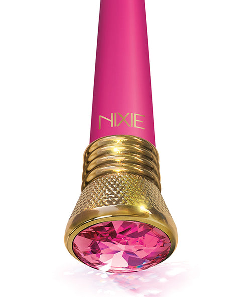 Nixie Mystic Wave Satin G-spot Vibe - 10 Function Pink Tourmaline