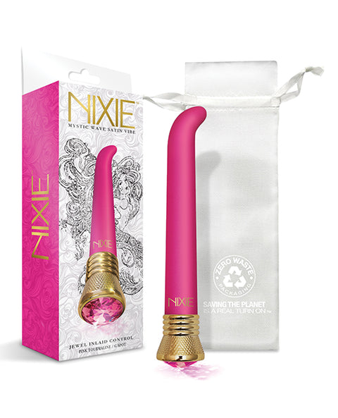 Nixie Mystic Wave Satin G-spot Vibe - 10 Function Pink Tourmaline